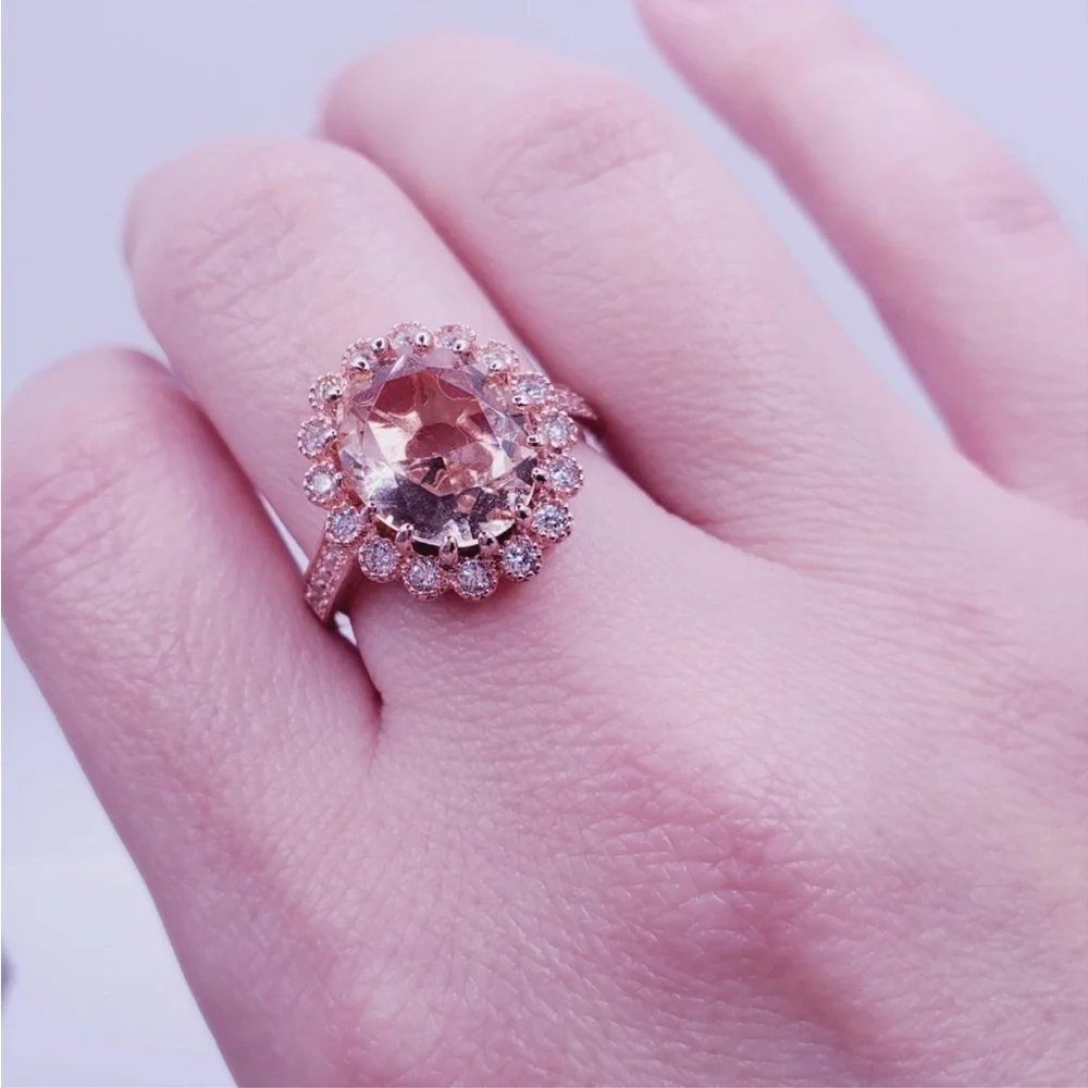 Morganite Ring